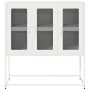 Aparador de acero laminado en frío blanco 100,5x39x107 cm de , Aparadores - Ref: Foro24-853409, Precio: 133,67 €, Descuento: %