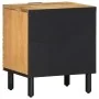 Mesilla de noche marrón 40x33x46 cm madera maciza mango by , Nightstands - Ref: Foro24-4017718, Price: 79,50 €, Discount: %