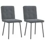 Sillas de comedor 2 unidades terciopelo gris oscuro von , Essstühle - Ref: Foro24-4101058, Preis: 82,96 €, Rabatt: %