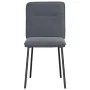 Sillas de comedor 2 unidades terciopelo gris oscuro de , Sillas de comedor - Ref: Foro24-4101210, Precio: 86,68 €, Descuento: %