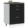 Mueble bajo de cocina de madera de ingeniería negra von , Küchenschränke - Ref: Foro24-854251, Preis: 109,80 €, Rabatt: %