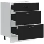 Mueble bajo de cocina de madera de ingeniería negra von , Küchenschränke - Ref: Foro24-854251, Preis: 109,80 €, Rabatt: %