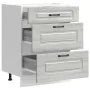 Mueble bajo de cocina Kalmar gris sonoma madera de ingeniería de , Armarios de cocina - Ref: Foro24-854285, Precio: 120,92 €,...
