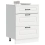 Mueble bajo de cocina Kalmar madera de ingeniería blanca de , Armarios de cocina - Ref: Foro24-854279, Precio: 120,30 €, Desc...