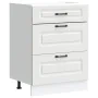 Mueble bajo de cocina Kalmar madera de ingeniería blanca de , Armarios de cocina - Ref: Foro24-854279, Precio: 120,30 €, Desc...