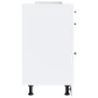 Mueble bajo de cocina Kalmar madera de ingeniería blanca de , Armarios de cocina - Ref: Foro24-854279, Precio: 120,30 €, Desc...