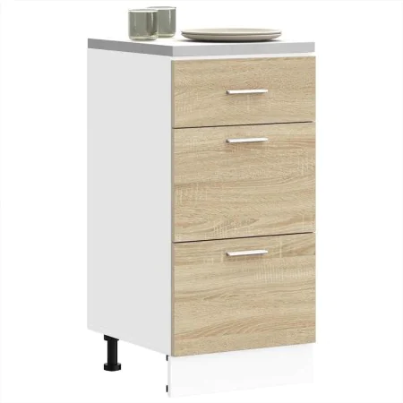 Armario bajo de roble Sonoma 40x46x81,5 cm madera de ingeniería by , Kitchen cabinets - Ref: Foro24-854213, Price: 90,56 €, D...