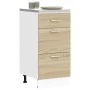 Armario bajo de roble Sonoma 40x46x81,5 cm madera de ingeniería by , Kitchen cabinets - Ref: Foro24-854213, Price: 90,56 €, D...