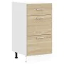 Armario bajo de roble Sonoma 40x46x81,5 cm madera de ingeniería by , Kitchen cabinets - Ref: Foro24-854213, Price: 90,56 €, D...