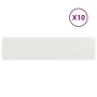 Bordes para césped 10 uds acero laminado frío blanco 25x103 cm by , Garden edging and edging - Ref: Foro24-860167, Price: 65,...