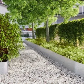 Bordes para césped 10 uds 25x103 cm acero galvanizado by , Garden edging and edging - Ref: Foro24-860171, Price: 67,63 €, Dis...
