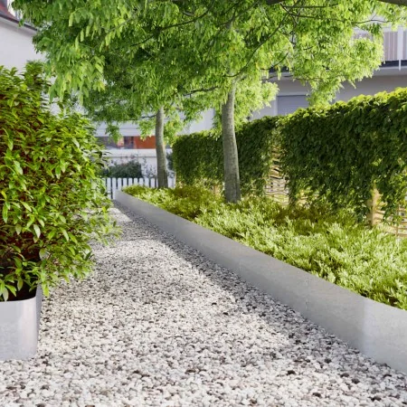 Bordes para césped 10 uds 25x103 cm acero galvanizado by , Garden edging and edging - Ref: Foro24-860171, Price: 67,63 €, Dis...