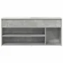 Banco zapatero madera de ingeniería gris hormigón 102x30,5x45cm de , Zapateros y organizadores de calzado - Ref: Foro24-85913...