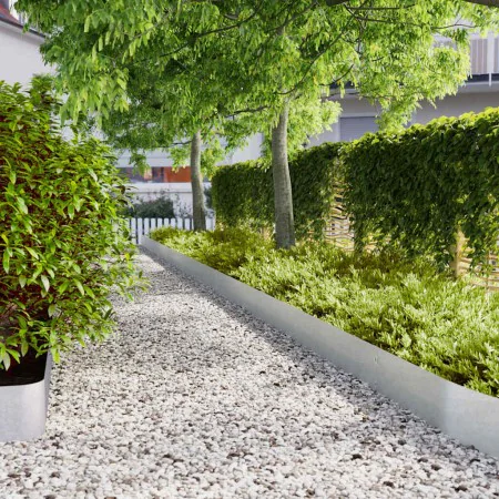 Bordes para césped 30 uds 20x103 cm acero galvanizado by , Garden edging and edging - Ref: Foro24-860165, Price: 108,40 €, Di...