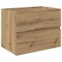 Mueble para lavabo con lavabo integrado y grifo roble artesanal von , Badezimmerwaschtische - Ref: Foro24-3328932, Preis: 199...