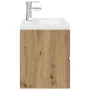 Mueble para lavabo con lavabo integrado y grifo roble artesanal von , Badezimmerwaschtische - Ref: Foro24-3328932, Preis: 199...