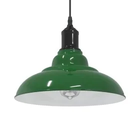 Lámpara colgante regulable en altura E27 verde brillante Ø 31cm by , Lamps - Ref: Foro24-4103437, Price: 35,33 €, Discount: %
