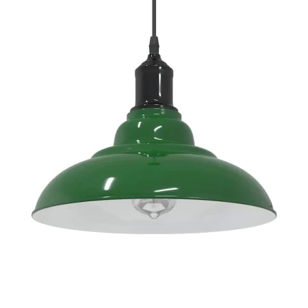 Lámpara colgante regulable en altura E27 verde brillante Ø 31cm by , Lamps - Ref: Foro24-4103437, Price: 35,33 €, Discount: %