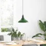 Lámpara colgante regulable en altura E27 verde brillante Ø 31cm by , Lamps - Ref: Foro24-4103437, Price: 35,33 €, Discount: %