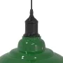Lámpara colgante regulable en altura E27 verde brillante Ø 31cm by , Lamps - Ref: Foro24-4103437, Price: 35,33 €, Discount: %