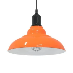 Lámpara colgante regulable altura E27 naranja brillante Ø 31cm by , Lamps - Ref: Foro24-4103440, Price: 45,46 €, Discount: %