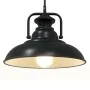 Lámpara colgante E27 negra Ø 31 cm Hierro by , Lamps - Ref: Foro24-4103456, Price: 52,61 €, Discount: %