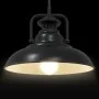 Lámpara colgante E27 negra Ø 31 cm Hierro by , Lamps - Ref: Foro24-4103456, Price: 52,61 €, Discount: %