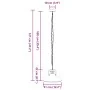 Lámpara colgante E27 negra Ø 31 cm Hierro by , Lamps - Ref: Foro24-4103456, Price: 52,61 €, Discount: %