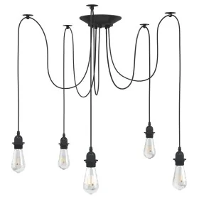 Lámpara colgante con 5 portalámparas E27 metal negro by , Lamps - Ref: Foro24-4103454, Price: 33,64 €, Discount: %