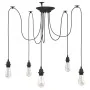 Lámpara colgante con 5 portalámparas E27 metal negro by , Lamps - Ref: Foro24-4103454, Price: 35,51 €, Discount: %