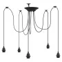Lámpara colgante con 5 portalámparas E27 metal negro by , Lamps - Ref: Foro24-4103454, Price: 35,51 €, Discount: %