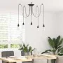 Lámpara colgante con 5 portalámparas E27 metal negro by , Lamps - Ref: Foro24-4103454, Price: 35,51 €, Discount: %