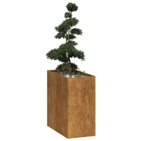 Jardinera oxidada 40x80x80 cm acero corten by , Pots and planters - Ref: Foro24-860779, Price: 92,63 €, Discount: %