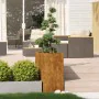 Jardinera oxidada 40x80x80 cm acero corten de , Maceteros y jardineras - Ref: Foro24-860779, Precio: 93,10 €, Descuento: %