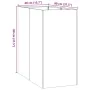 Jardinera oxidada 40x80x80 cm acero corten de , Maceteros y jardineras - Ref: Foro24-860779, Precio: 93,10 €, Descuento: %
