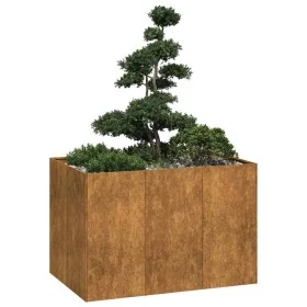 Jardinera oxidada 120x80x80 cm acero corten by , Pots and planters - Ref: Foro24-860793, Price: 129,51 €, Discount: %