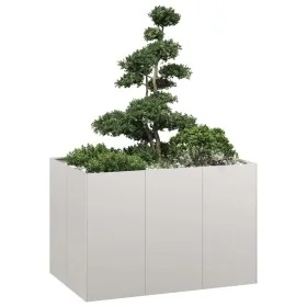 Jardinera 120x80x80 cm acero inoxidable by , Pots and planters - Ref: Foro24-860791, Price: 216,94 €, Discount: %
