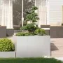 Jardinera 120x80x80 cm acero inoxidable by , Pots and planters - Ref: Foro24-860791, Price: 216,94 €, Discount: %