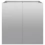 Jardinera 80x80x80 cm de acero galvanizado by , Pots and planters - Ref: Foro24-860785, Price: 100,15 €, Discount: %