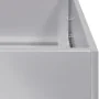 Jardinera 80x80x80 cm de acero galvanizado by , Pots and planters - Ref: Foro24-860785, Price: 100,15 €, Discount: %