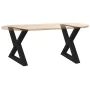 Patas para mesa de centro 2 uds acero negro 50x(42-43,3) cm by , Table legs - Ref: Foro24-4012704, Price: 86,91 €, Discount: %