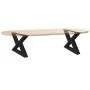 Patas para mesa de centro 2 unidades acero negro 60x(30-31,3)cm von , Tischbeine - Ref: Foro24-4012688, Preis: 73,42 €, Rabat...