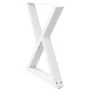 Patas para mesa de comedor 2 uds blanco 70x(72-73,3) cm by , Table legs - Ref: Foro24-4012725, Price: 117,88 €, Discount: %