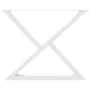Patas para mesa de comedor 2 uds acero blanco 90x(72-73,3) cm by , Table legs - Ref: Foro24-4012733, Price: 129,77 €, Discoun...