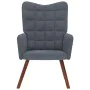 Sillón de relax de terciopelo gris oscuro by , Armchairs - Ref: Foro24-4016811, Price: 112,19 €, Discount: %
