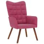 Sillón de relax con reposapiés terciopelo rojo tinto by , Armchairs - Ref: Foro24-4016826, Price: 103,59 €, Discount: %