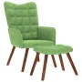 Sillón de relax con reposapiés terciopelo verde claro by , Armchairs - Ref: Foro24-4016824, Price: 134,94 €, Discount: %