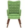 Sillón de relax con reposapiés terciopelo verde claro by , Armchairs - Ref: Foro24-4016824, Price: 134,94 €, Discount: %