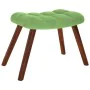 Sillón de relax con reposapiés terciopelo verde claro by , Armchairs - Ref: Foro24-4016824, Price: 134,94 €, Discount: %