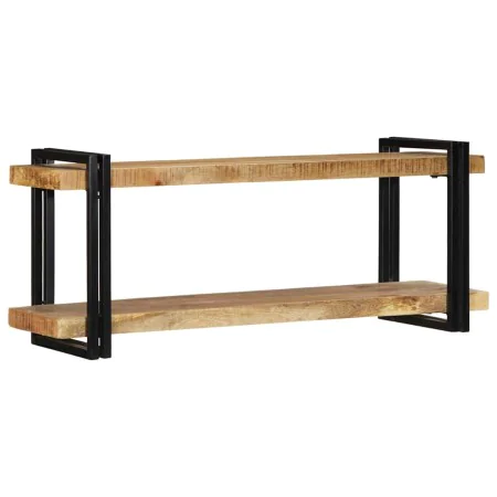 Estante de pared madera maciza de mango 110x33x45 cm von , CD- und DVD-Speicher - Ref: Foro24-4017488, Preis: 142,74 €, Rabat...
